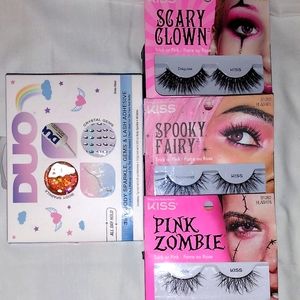 Kiss Lashes and Duo Lash Glue Lot, All Brand New